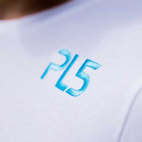PL5 T-Shirt Logo Weiß